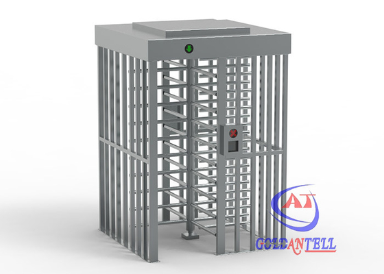 QR Code Nfc Reader Pedestrian single security turnstile gate with roof For Railway