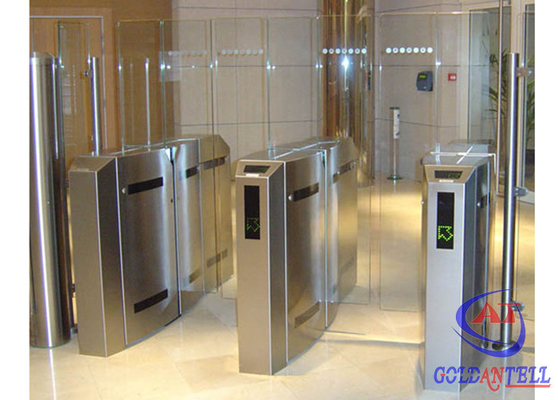 Fashionable Security Speed Gate High Working Speed Glass Turnstile For Public Service