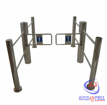 Full Automatic Bi-directional Swing Barrier Gate Security For Supermarket 120 - 160 mm Width