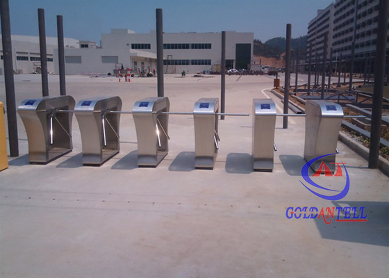 Unique Access stainless steel turnstiles , pedestrian turnstile gate Anti retrograde