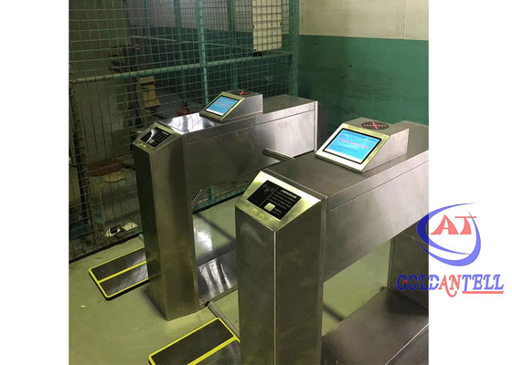 Automatic Pedestrian ESD Gate LCD Single Passage 3 Arm Turnstile For Lobby Entrance