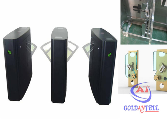 Retractable Flap Barrier Gate in shock absorber visitor management system