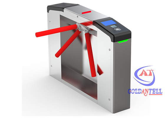 SS304 Safety Access Control Management Flap Barrier Gate Turnstile Security Gate For Train