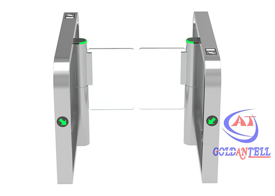 Stadium Gym Swing gate Turnstile With QR / Barcode Reader For Access Control