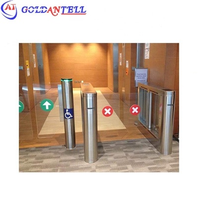 IP54 Rated Swing Barrier Gate with 0.6 Second Sliding Speed and 35-40 Persons/Minute Flow Rate