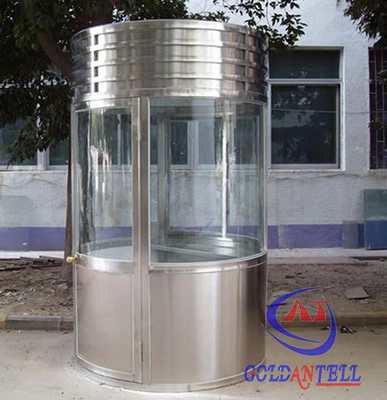 Stainless Steel 1 Man Prefabricated Security Guard Houses