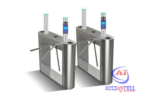 Double Direction Facial Recognition Turnstile Barrier System 1200mm Long