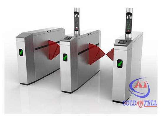 980mm Height Bi Directional Flap Barrier Gate Security Subway Turnstile