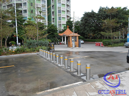 Semi - Auto Folding Down Hydraulic Road Blocker Anti - Rust Road Security Barriers
