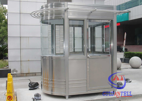 Stainless Steel Portable Security Booth with Heat Insulation and Grade 8.3 Earthquake Resistance