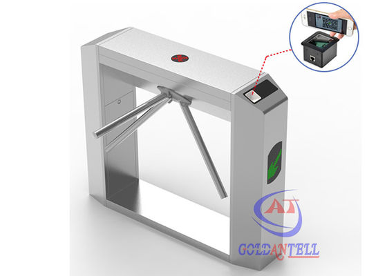 Dual QR Code Reader Access Control Turnstile with LED Guidance High-Precision Anti-Tailgating Solution