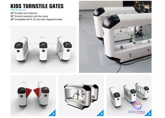 Bi-Directional 2 Lane Turnstile with Facial Recognition for Schools