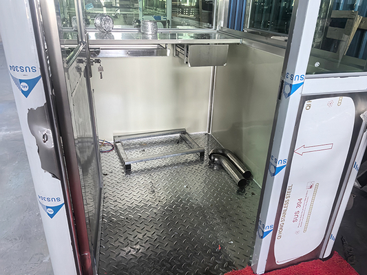 Outdoor Movable Security Guard Booth Stainless Steel Waterproof