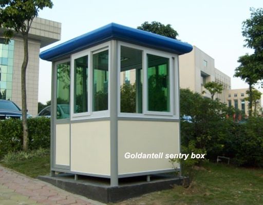 Mobile Portable Prefab sentry box shed used in traffic center