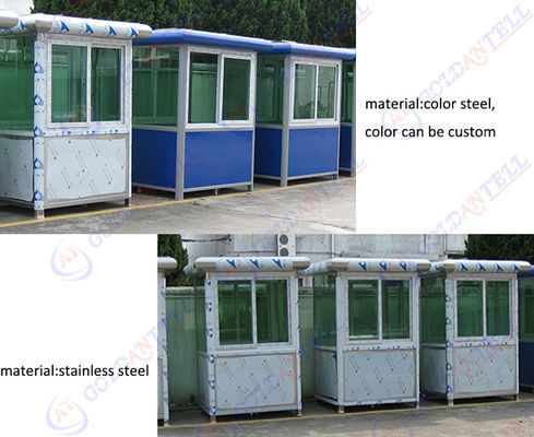 Mobile Portable Prefab sentry box shed used in traffic center