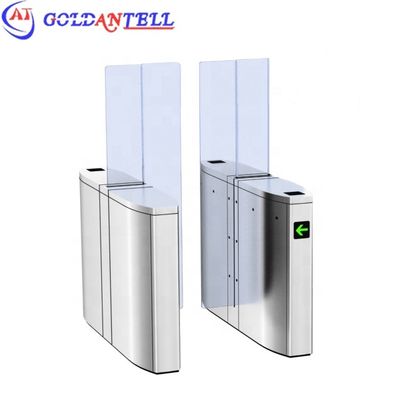 1.8M Full High Turnstile with 304 Stainless Steel Construction and IP54 Protection for Secure Dual Lane Entry