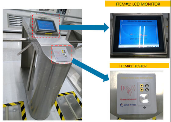 500mm Arm Length ESD Gate Suitable for Electrostatic Discharge Prevention in Electronics Manufacturing Environments