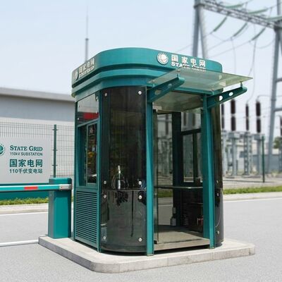 Outdoor Portable Movabl Luxtry Security Guard Prefabricated Security Booth Post Cabin