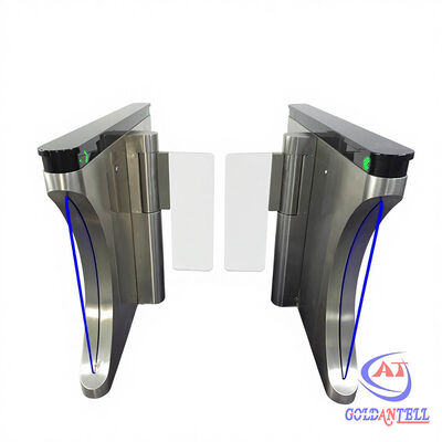 Multi-access Memory Speed Gate Bidirectional Optical Turnstile with Smart Logic for High Flow Office Lobby Entrance CE