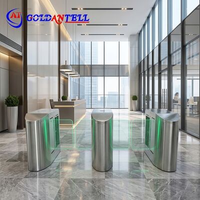 Fast Speed Security Face Recognition RFID Card High Speed Sliding Gate 304SS Servo Motor