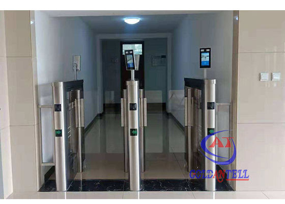 RS485 Full Height Glass Obstacle Swing Gate Turnstile