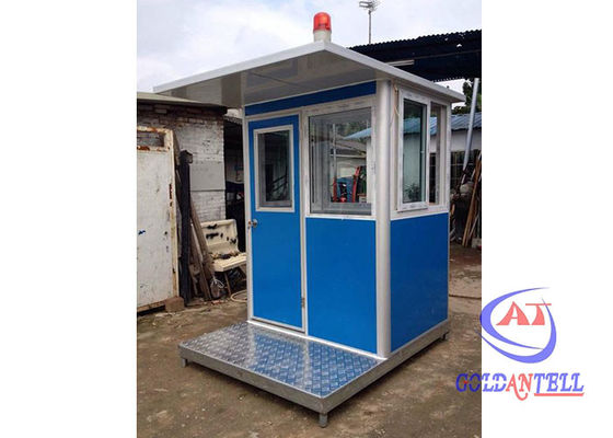 1500x1500x2400mm Grade 8.3 Prefab Guard House On Wheels