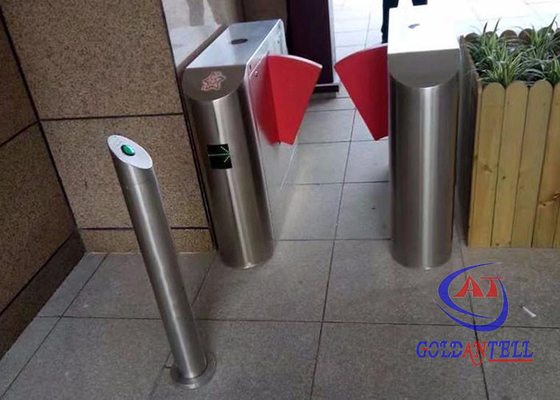 Access Control Push Button Gym Turnstile With Face Recognition RFID Fingerprint