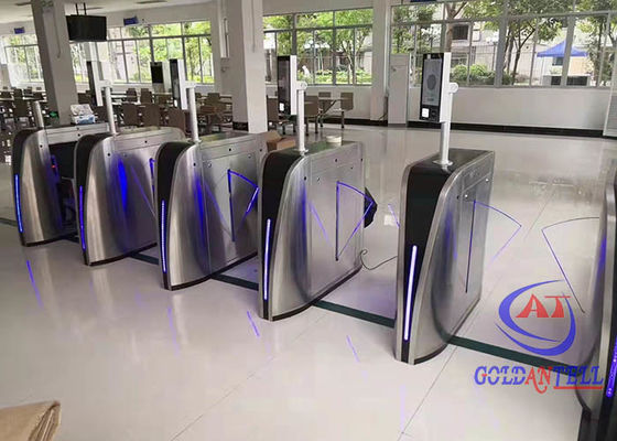 Electronic Security Flap Barrier Gate 600mm Width Smart Access Control System