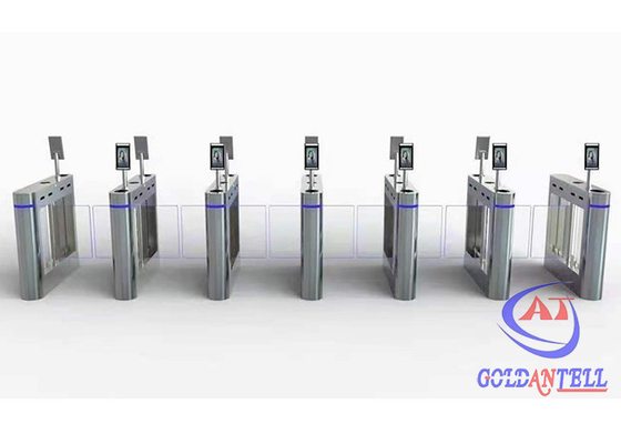 RS485 Airport Turnstile Automatic Entrance Turnstiles With Face Recognition