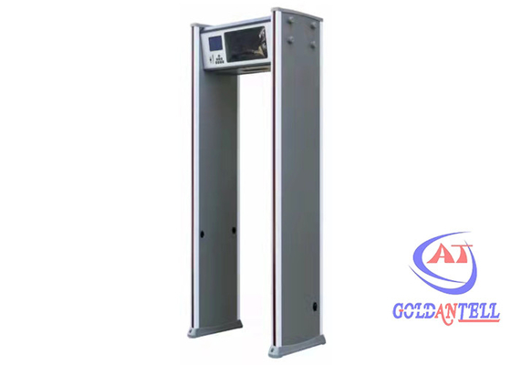Walk Through Metal Detector Security Gate 600mm Width With Temperature Check
