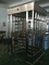 QR Code Nfc Reader Pedestrian single security turnstile gate with roof For Railway