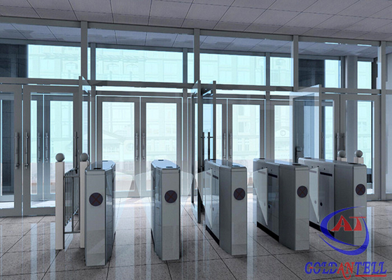 Automatic Security Intelligent  Flap Barrier Gate ODM / OEM Retractable User Friendly