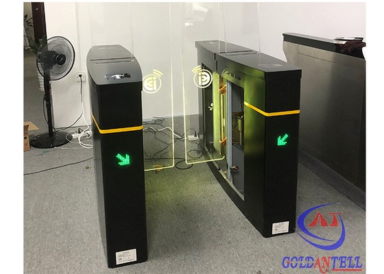 Intelligent Pedestrian Barrier Gate RFID / Facial / QR Code Access Control Turnstile