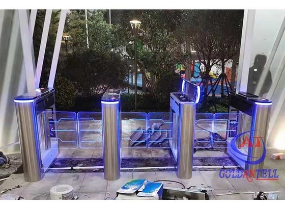 3 / More Lane Time Attendance Automatic Ticket Barrier Fingerprint Reader For Metro