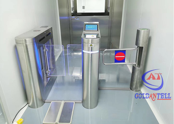 Entrance Face Recognition Turnstile Swing Barrier Gate With ESD Access Control System