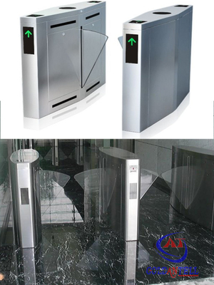 LED bi directional rfid turnstile barrier mechanism gate for museum