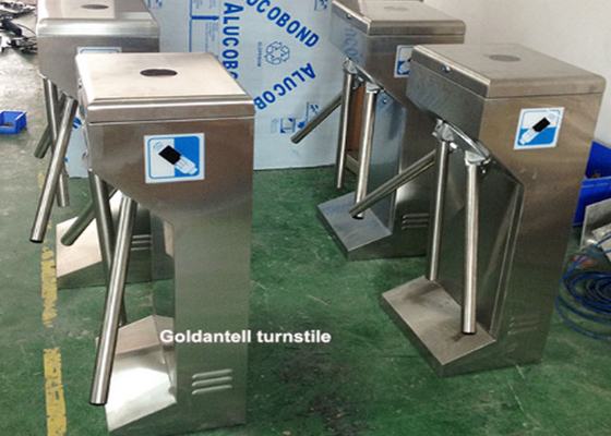 Drop Arm Coin And Token Controlled Access Turnstiles For Amusement Park