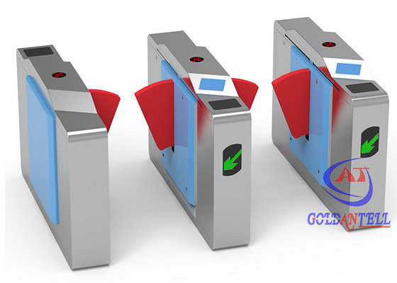 110cm Customized Subway Turnstile With RFID/IC/Barcode Card Reader