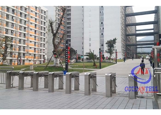 Outside Security Access Control Tripod Turnstile Gate Bi Directional 30 - 40 Persons/min