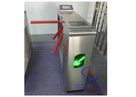 High quality LCD display metro turnstile pedestrian barrier with token acceptor and rfid TICKET reader