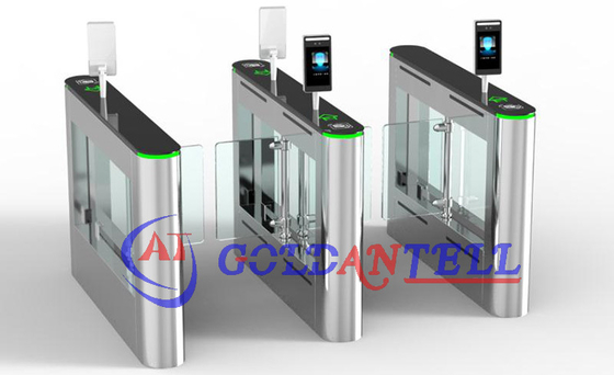 Swing Barrier Gate with Face Recognition RFID 20K Database DC12V 5W