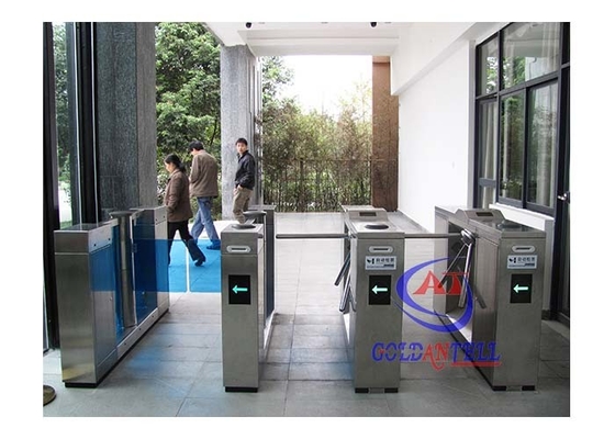 Corrosion Resistant Rotating Counter Biometric Access Tripod Turnstile With Metro Rfid System