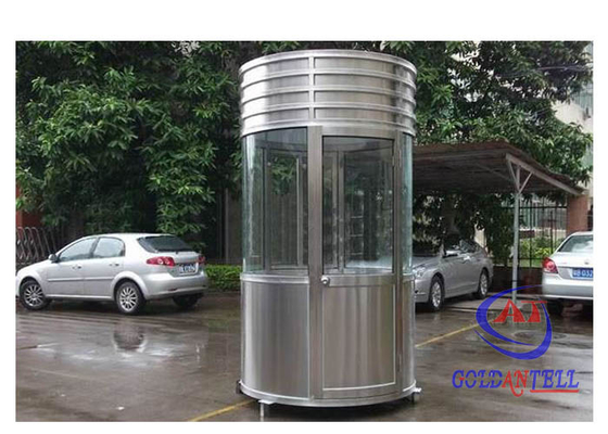 Stainless Steel 1 Man Prefabricated Security Guard Houses