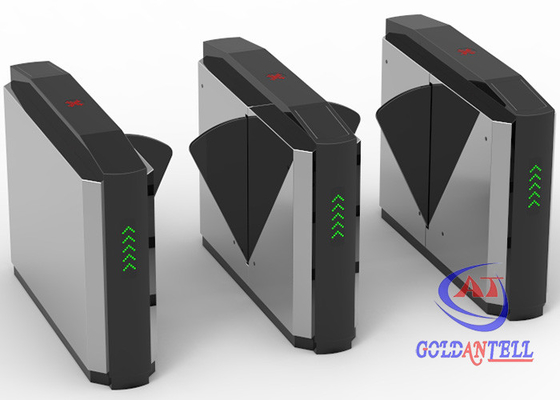 304 SUS Automatic Systems Turnstiles Speedlanes With Barcode Reader Identification