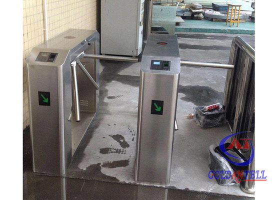 RFID Ticket Counting Tripod Turnstile Barrier Gate Fingerprint Reader 3 Roller Gate System