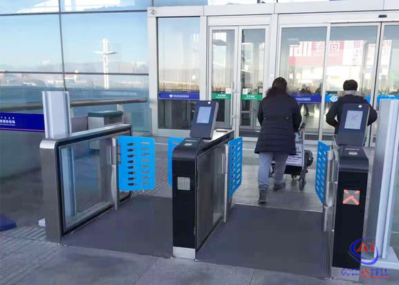 Security Integrating Tripod Turnstile Gate Face Recognition Access Control