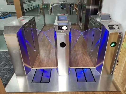 304 Stainless Steel Esd Pedestrian Turnstile Intelligent Barrier Gate