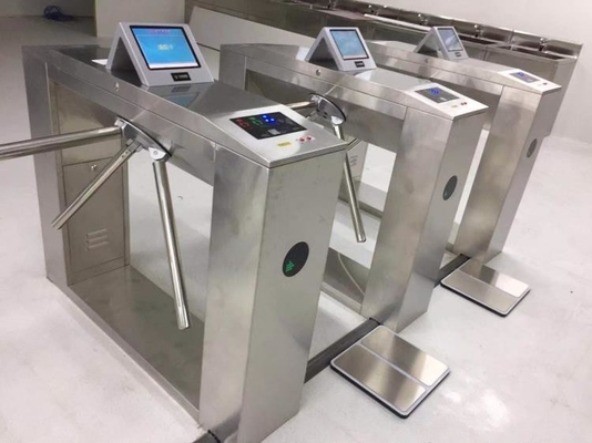 304 Stainless Steel Esd Pedestrian Turnstile Intelligent Barrier Gate