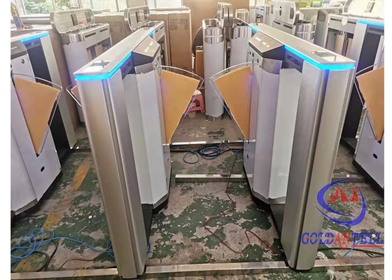 Swimming Pool Flap Speed Turnstile Gate With Modern Infrared Camera Passage