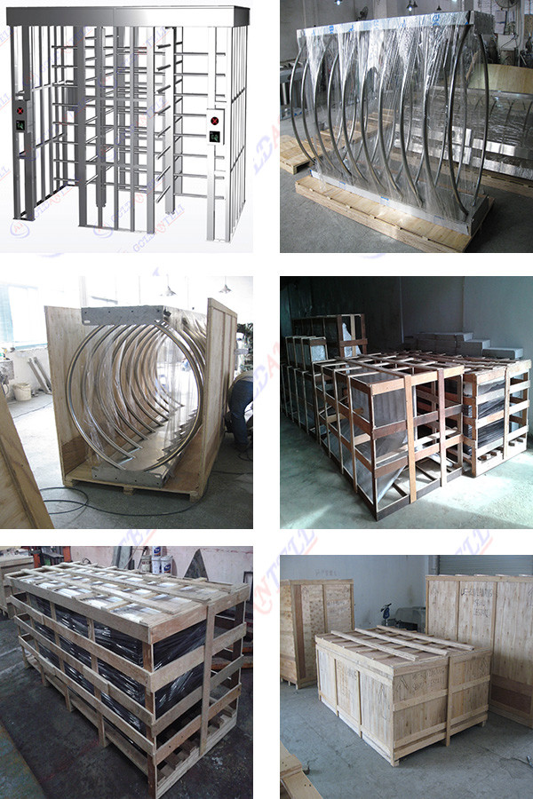 Bar Code / Bimetric Full Height Door All In One System Indoor Entrance ...